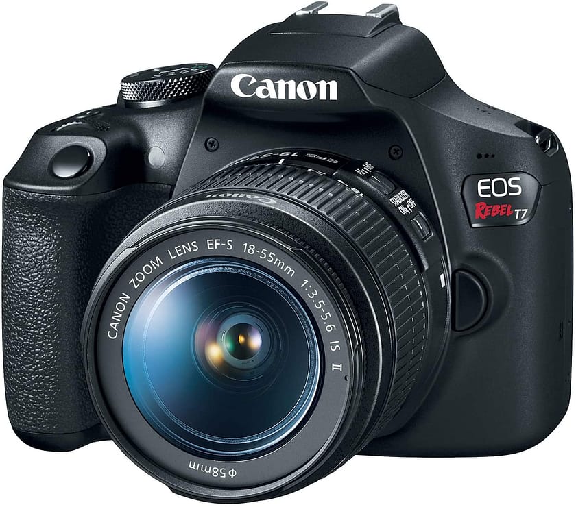 Canon EOS Rebel T7 DSLR Camera with 18-55mm Lens | Built-in Wi-Fi|24.1 MP CMOS Sensor |DIGIC 4+ Image Processor and Full HD Videos